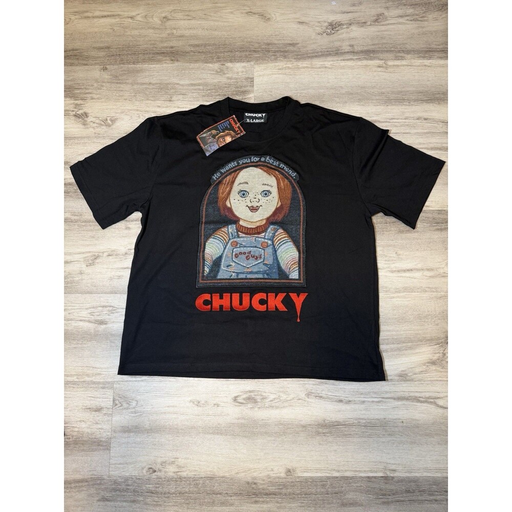 Chucky Good Guys Horror Movie Shirt Mens XL Black NWT Universal Tee